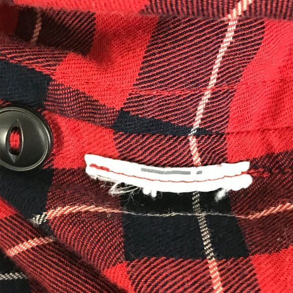 Madewell Embroidered Central Shirt in Dahl Plaid Women's XS Floral Button Down - Picture 11 of 11